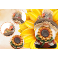 thumbnail image 4 of Hodao Fall Thanksgiving Scarecrow Gnomes  with Pumpkin and Sunflower  Table Decorations for Home Creative Thanksgiving centerpieces  Gifts   2PCS, 4 of 8