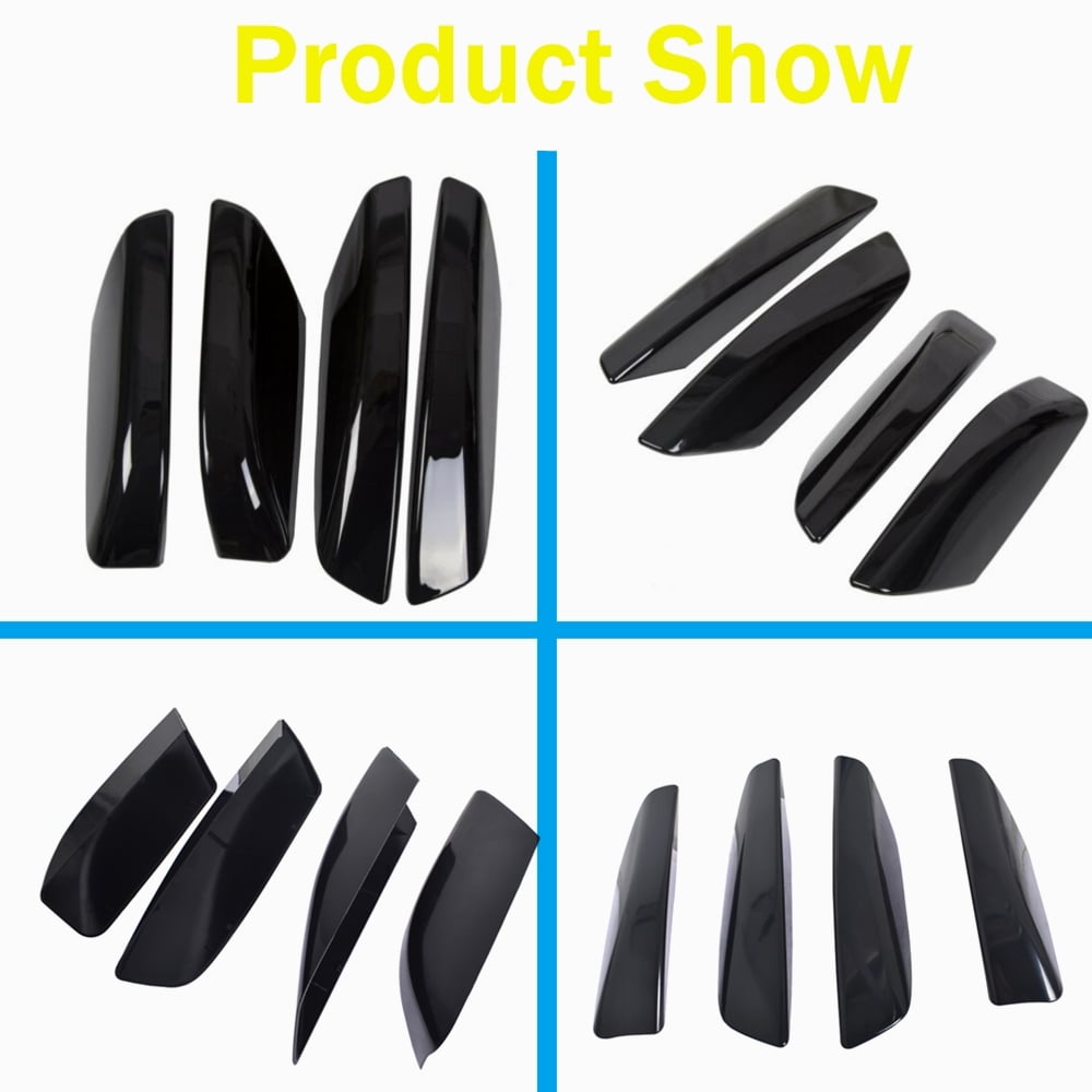 LABLT 4Pcs Roof Rack Rail Cover Fit for 2003-2009 Toyota 4Runner N210 Black