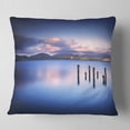 thumbnail image 2 of Designart Colorful Clouds at Sunset - Seascape Throw Pillow - 18x18, 2 of 5