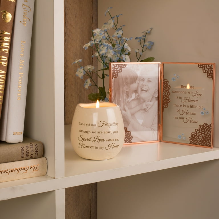 Pavilion Ceramic Soy Candle, Gone Yet Not Forgotten, 8oz