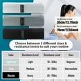 thumbnail image 3 of Anti-Slip Resistance Hip Booty Bands Squat Glute Workout Non-slip Trainer Thick Stretch Fitness Strips Loops Yoga Equipment (Gray), 3 of 7