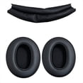 thumbnail image 2 of Almohadillas de de Repuesto y para la Diadema para WH-XB910N: Cómodas Almohadillas para Auriculares de Color Negro, 2 of 5