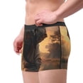thumbnail image 5 of Cauagu Lake Meditating Elephant Print Boxer Briefs for Men,Comfortable Breathable Men's Underwear Moisture Wicking Underpants -XX-Large, 5 of 8