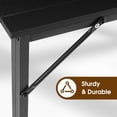 thumbnail image 7 of EDX Folding Computer Desk, 31.5 Inch Compact Foldable Writing Workstation for Small Spaces, Easy Assembly Space-Saving Home Office Table, Oak Finish,Black, 7 of 7