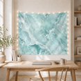 thumbnail image 5 of Abstract Marble Swirl Pattern in Teal and Blue Hues, Serene Abstract for Art Lovers, Modern Wall Decor, Housewarming Gift Tapestry Wall Hanging for Bedroom and Living Room, 5 of 7