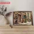thumbnail image 6 of Room Decor Art Prints:  Rustic Streets of Old Mediterranean Towns Flower Door  Living Room Wall Art Wooden Art Prints  for Home Office Decor Bedroom Vintage  16x12inch(40x30cm), 6 of 9