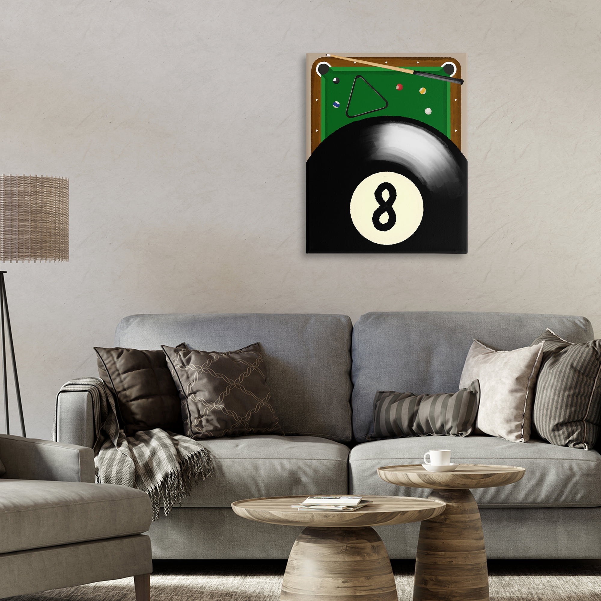Stupell Industries Billiard Table & Balls Canvas Wall Art, design by Jennifer Stith
