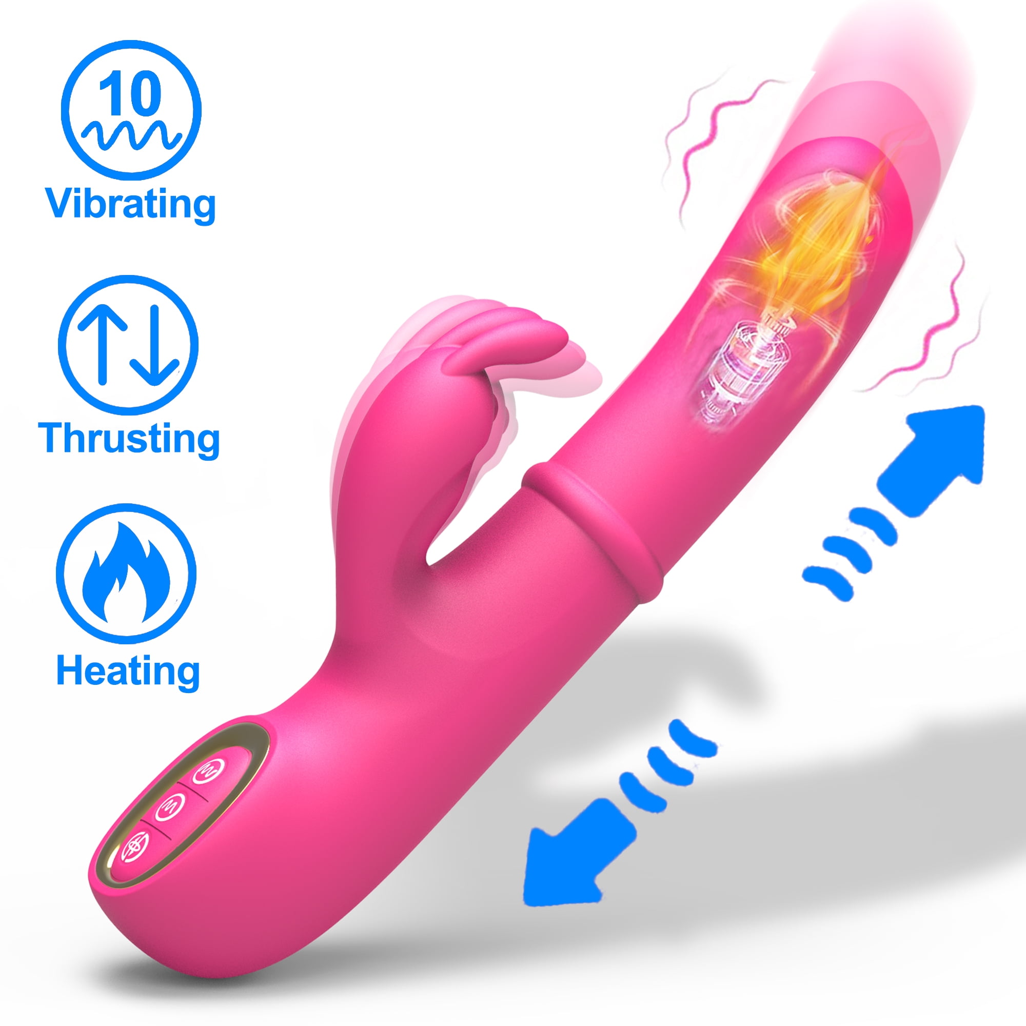 AYIYUN Rabbit Vibrator with Heating, Thrusting Adult Sensory Toy Stimulator  Accessories for Women Pleasure, Couples Games - Walmart.com