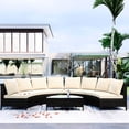 thumbnail image 2 of Lightweight PE rattan, washable covers / Enjoy coffee in the outdoor patio, 2 of 7