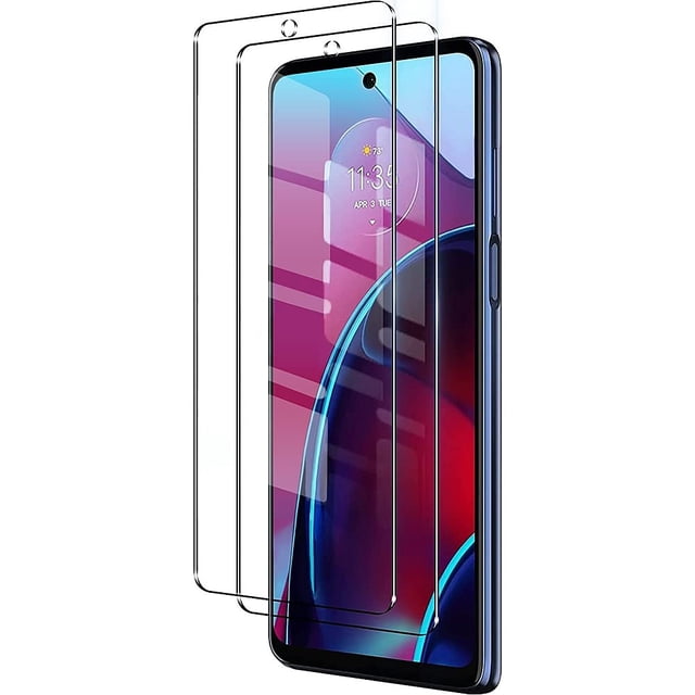 Protector de Pantalla ZERODAMAGE SaharaCase Moto G Stylus Paquete de 2