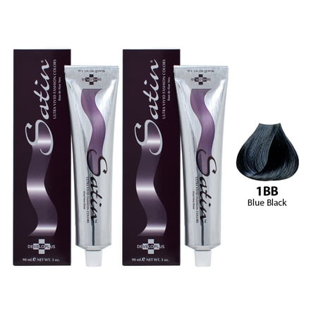 Satin Haircolor 1BB Blue Black (Pack of 2)