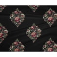 thumbnail image 4 of oneOone Polyester Lycra Fabric Leaves & Floral Block Print Fabric BTY 56 Inch Wide, 4 of 4