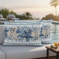 thumbnail image 2 of Outdoor Pillow Covers 20x12 Set of 2, Blue Starfish Coastal Waterproof Patio Throw Pillow Covers for Couch Sofa Chair, Ocean Beach Coral Nautical Botanical Decorative Pillowcases for Throw Pillows, 2 of 9