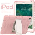 thumbnail image 2 of XYX Case for iPad 9.7 inch/iPad 6th/5th Gen/Air 2, Dual Layer Slim Heavy Shockproof Rugged Protective Cover Case with Kickstand (Cherry Pink), 2 of 7