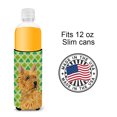 thumbnail image 4 of Caroline's Treasures SS4430MUK Norwich Terrier   Shamrock Portrait Hugger for Slim Cans, 4 of 6