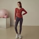 thumbnail image 2 of Camiseta deportiva para mujer, ropa de Yoga para correr, holgada, ajustada, de secado rápido, blusa fina de manga larga, Tops de Fitness para gimnasio de otoño, 2 of 5