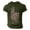 Army Green, variant on Pxiakgy mens t-shirts Men's Independence Day Casual Fashion Soft And Comfortable Pure Cotton Small Print Round Neck Short Sleeved T Shirt t shirts for man Army Green L