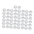 thumbnail image 1 of Unique Bargains 50Pcs M7 Female Thread Metal Hex Nut Screw Cap Fastener 4mm Thickness, 1 of 2