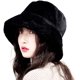 thumbnail image 1 of Gorro de invierno para mujer, de piel sintética suave y esponjosa, de pescador, de ala ancha, cálido para niña, 1 of 4