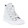 thumbnail image 2 of Converse Big Eyelets Hi Women's Shoes Pure Platinum/Light Carbon 559918c, 2 of 6