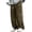 Army Green, variant on Cargo Pants for Men, Oversized Straight Leg Mid Rise Drawstring Closure Pants, Non‑Stretch Woven 100% Polyester Multi Pocket Utility Transitional Season Outdoor Casual Trousers