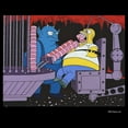 thumbnail image 2 of Men's The Simpsons Homer and the Devil Graphic Tee Black 2X Large, 2 of 5