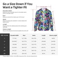 thumbnail image 6 of Goofa Colorful Tie Dye Stained Glass 2 Printed Women's UPF 50+ Sun Protection Hoodie Jacket Lightweight Long Sleeve Sun Shirt for Women with Pocket Hiking Outdoor-3X-Large, 6 of 9