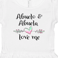 thumbnail image 4 of Inktastic Abuelo and Abuela Love Me- Heart Grandchild Girls Toddler Dress, 4 of 5