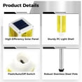 thumbnail image 4 of 5 PCS Solar Powered Driveway Markers, Solar Warming Landscape Lights, Red Solar Outdoor Driveway Lights, Landscape Driveway Reflectors on Poles for Snow Road Yard, 4 of 6