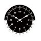thumbnail image 3 of Reloj de pared moderno, redondo, sencillo, de madera, elegante, silencioso, de 11,69 pulgadas Negro, 3 of 9