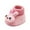Pink, variant on Infant Newborn Baby Cartoon Rabbit Shoes Soft Sole Non-Slip Flats Prewalker Warm Shoes