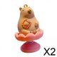 thumbnail image 1 of 2 Adornos Para Salpicadero De Coche De Carpincho Tembloroso, Decoración De Animales, Juguete, Decoración Oscilante, 4x6 Cm, Sentado En Loto, 1 of 8