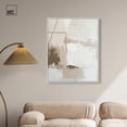 thumbnail image 3 of Pale Textured Silence I Framed High-Gloss Acrylic Glass Wall Art Neutral Boho by Art Remedy, White Frame, 30 x 36, 3 of 7