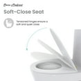 thumbnail image 4 of Ivy One Piece Toilet Dual Vortex™ Flush, Brushed Gold Hardware 1.1/1.6 gpf, 4 of 15