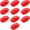 Red, variant on Stcellnmex Oval Plastic Fast Food Serving Baskets Retro Storage Trays 10.5 x 7 Inch Black For Burger Sandwich Chip Picnic Restaurant 10 Pack