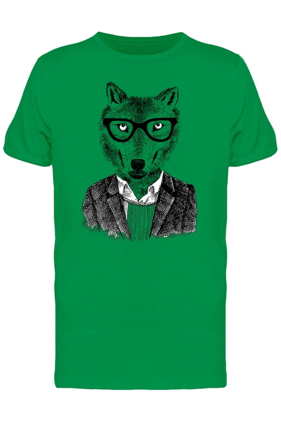 Wolf Hipster Tee Men's -Image by Shutterstock
