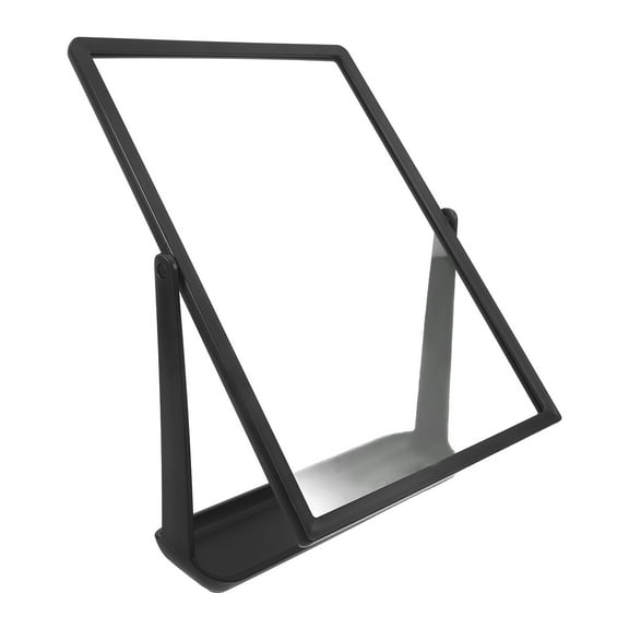 PAMINGONO Black Dual Sided Table Sign Holder Clear Plastic Stand Flip Display for Home
