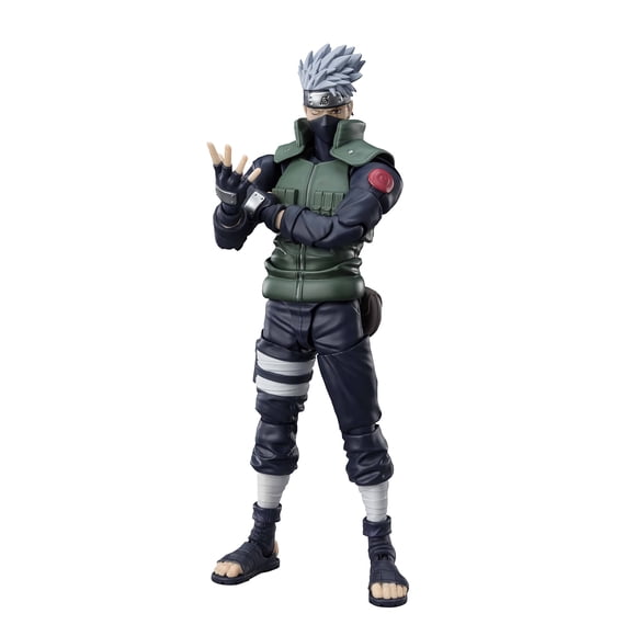 NACIONES TAMASHII - Naruto Shippuden - Kakashi Hatake (El famoso héroe Sharingan), Figura de acción Bandai Spirits S.H.Figuarts