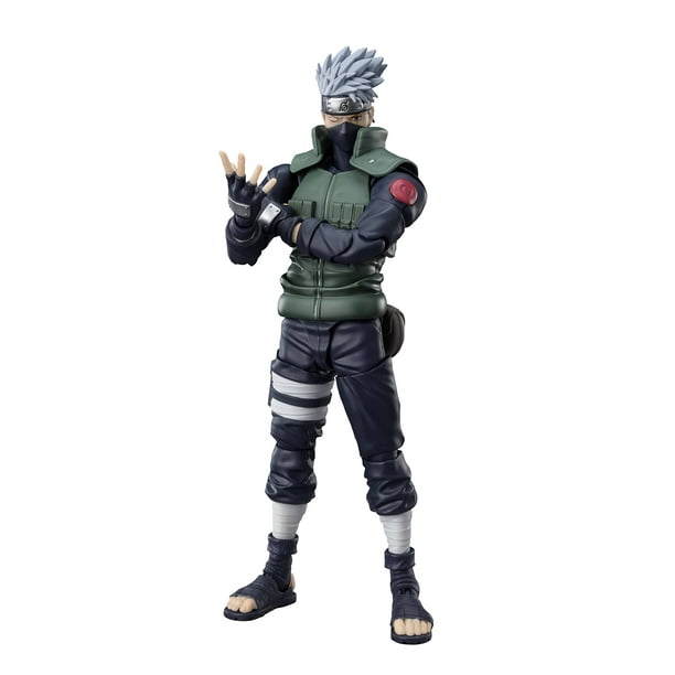 NACIONES TAMASHII - Naruto Shippuden - Kakashi Hatake (El famoso héroe Sharingan), Figura de acción Bandai Spirits S.H.Figuarts