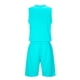thumbnail image 5 of Conjuntos de camisetas sin mangas de cuello redondo para niños, conjunto de traje de fútbol de color sólido para juegos deportivos universitarios, partidos de rendimiento, uniformes de entrenamiento y, 5 of 5