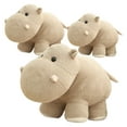 thumbnail image 3 of Biplut Hippos Toy Lovely Soothing Effect Smooth Surface Cute Hippos Elephant Plush Pillow for Decoration, 3 of 13
