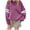 Purple, variant on Cethrio Girls Hoodies Size 10-12T, Casual Loose Fit Pullover Long Sleeve Sweatshirts for Girls Red