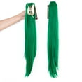 thumbnail image 2 of SAYFUT Womens Claw Clip in Ponytail Hair Extensions 21 inches Long Straight Hairpiece, 2 of 4
