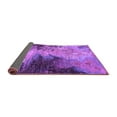 thumbnail image 2 of Ahgly Company Indoor Round Oriental Purple Industrial Area Rugs, 6' Round, 2 of 4