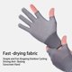 thumbnail image 5 of Eigraketly Manoplas de barra para motocicleta, guantes de Fitness, mitones sin dedos, protección solar profesional a prueba de viento, Type3 NO3, 5 of 6