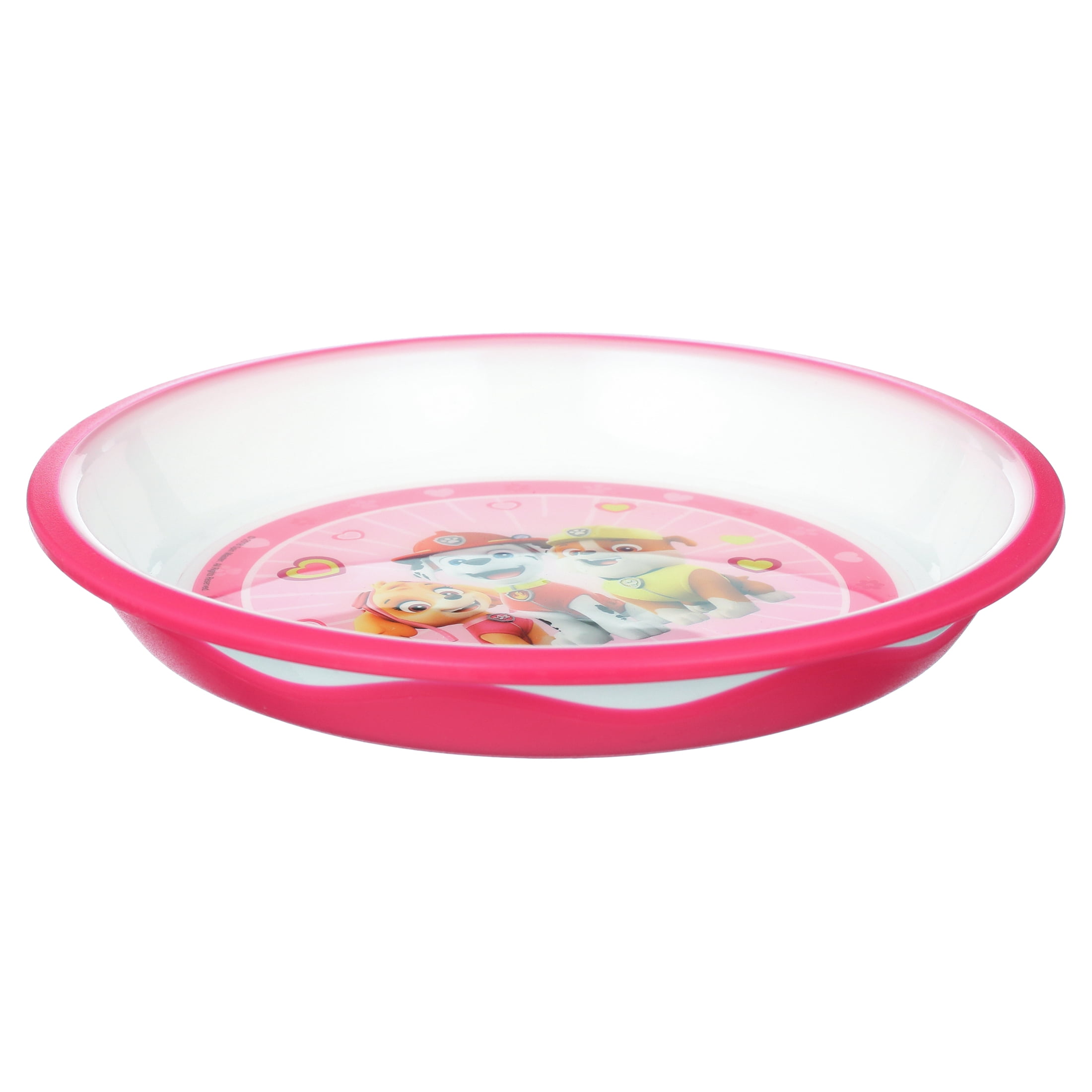 Playtex Mealtime Paw Patrol Plate for Girls, Pink, 1 Pack