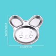 thumbnail image 4 of i Kito Easter Rabbit Plates, Stainless Steel Children Plates with Dividers, Kids Cartoon Plates, 4 of 6