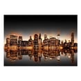 thumbnail image 3 of Tiptophomedecor New York Wallpaper Wall Mural - NYC In A Evening Glow, 3 of 4