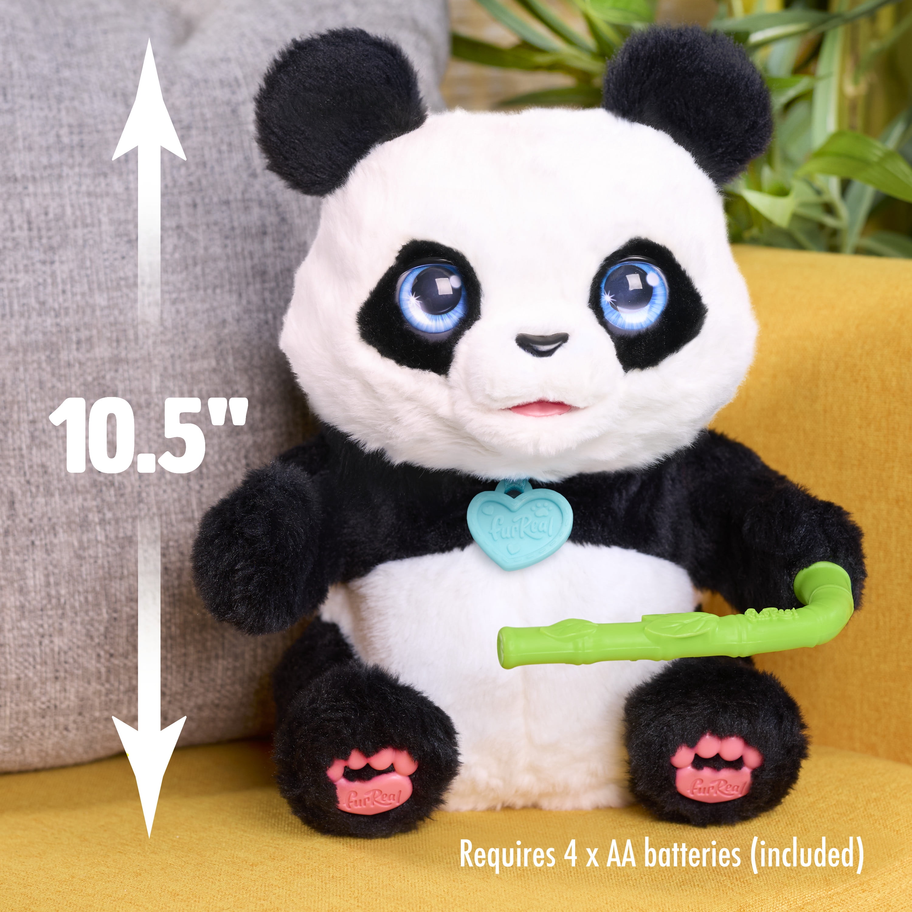 furReal Coco the Tumbling Panda, 60+ Sounds & Reactions, Toy for Boys, Girls, Kids, Ages 4 and up, FUR REAL FRIENDS FURREAL COCO PANDA