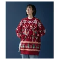 thumbnail image 5 of Suéter ins para niñas, abrigo grueso para amantes del invierno, estilo puerto, versión coreana de prendas de punto navideñas holgadas y perezosas, 5 of 5